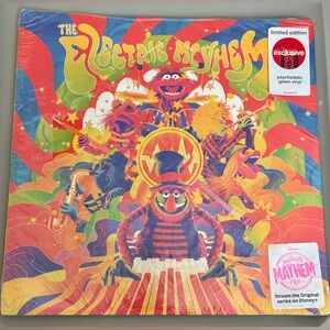 Muppets Electric Mayhem Psychedelic Green Vinyl LP Target Exclusive Disney Music